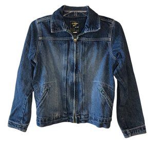 OshKosh B’gosh Vintage 70s 80s Full Zip Blue Jean Jacket Youth XL (16)